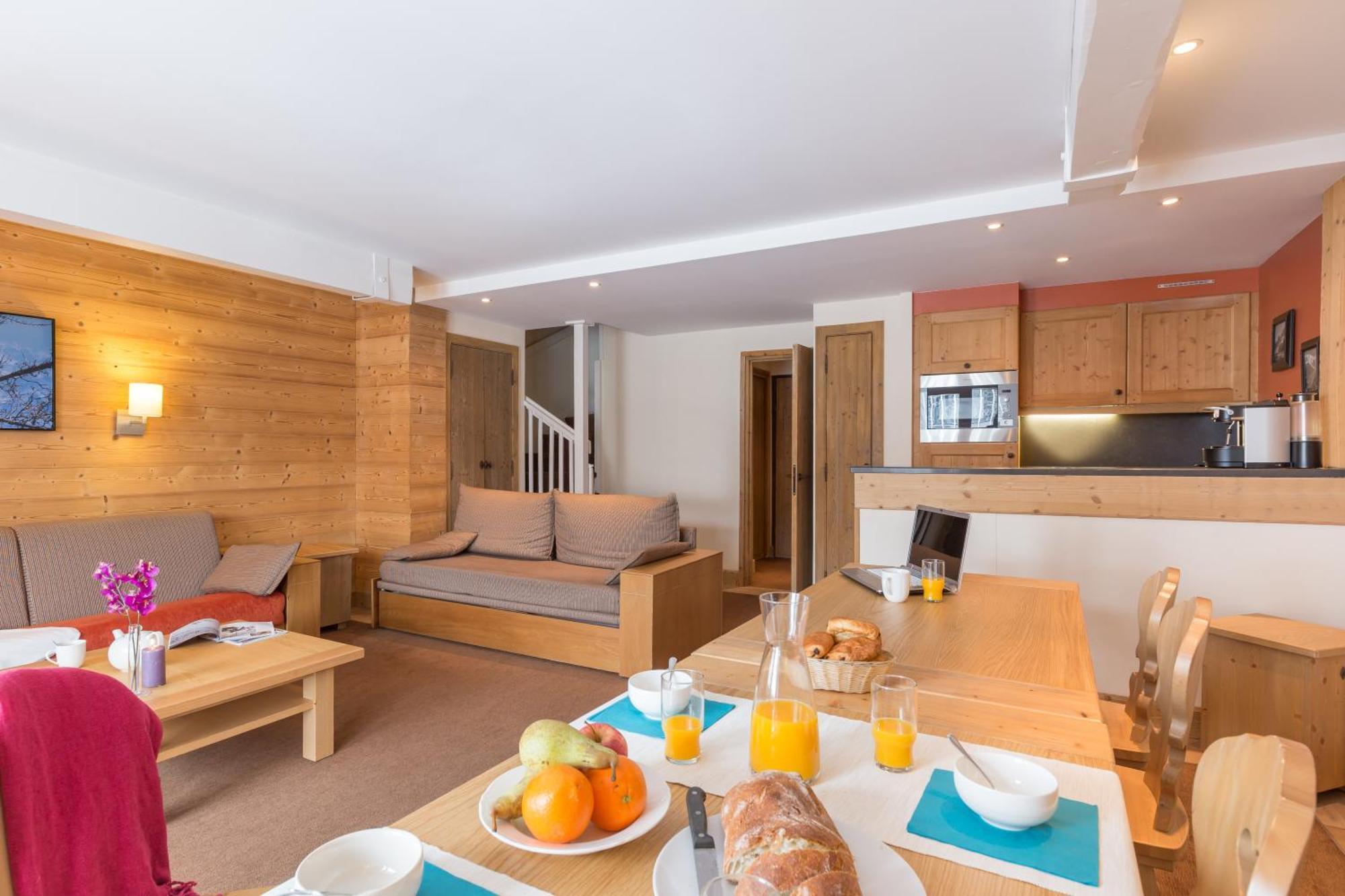 Residence Pierre & Vacances Premium Les Chalets Du Forum Courchevel Exterior foto
